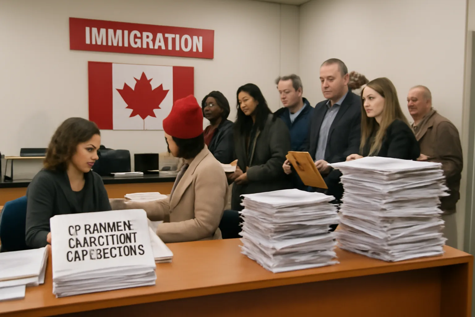 Illustration for article Canada: Citizenship Certificate Processing Delays to 33 Months, Up 8 Months in One Month