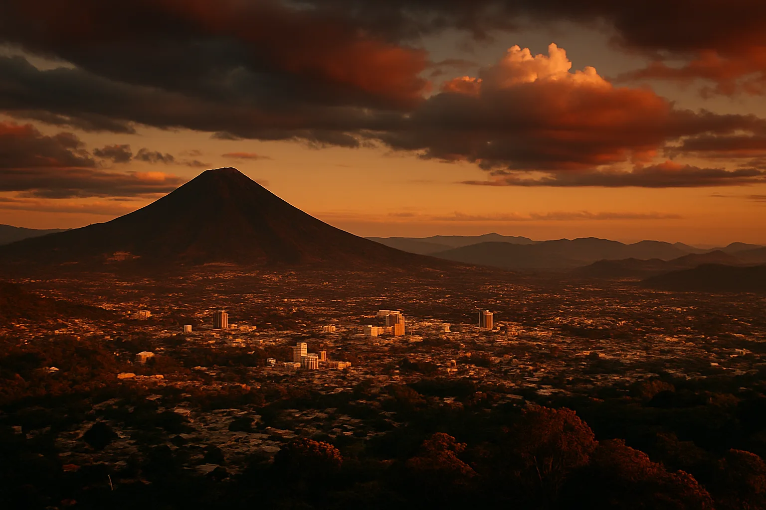 El Salvador — illustration for the article El Salvador: The World's First Bitcoin Nation and Central American Relocation Opportunity
