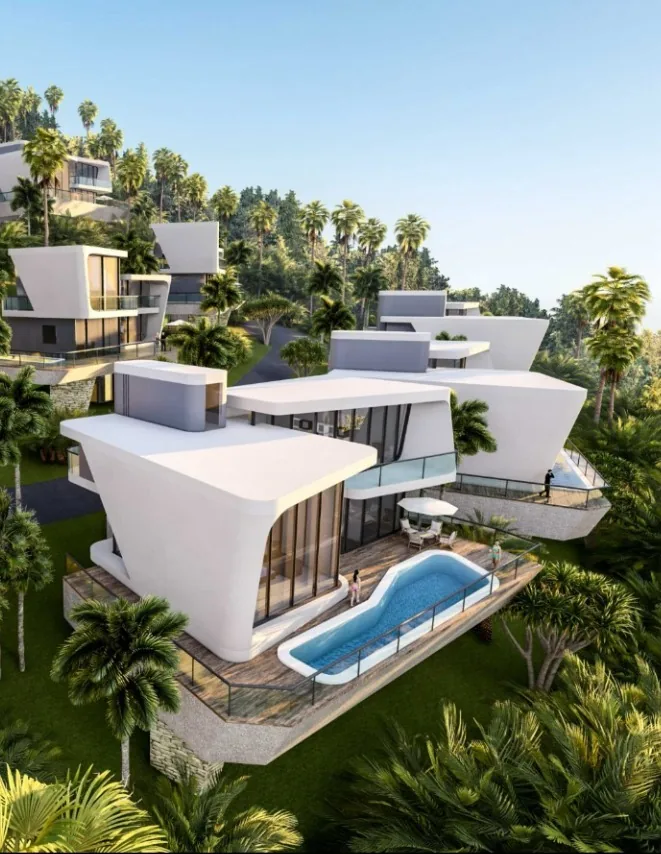 Rainforest villas